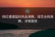 网红遭遇猛料热血沸腾，探花全网沸腾，详情围观